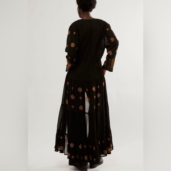 NWT Free People La Cienega Embroidered Kimono - Picture 2 of 5